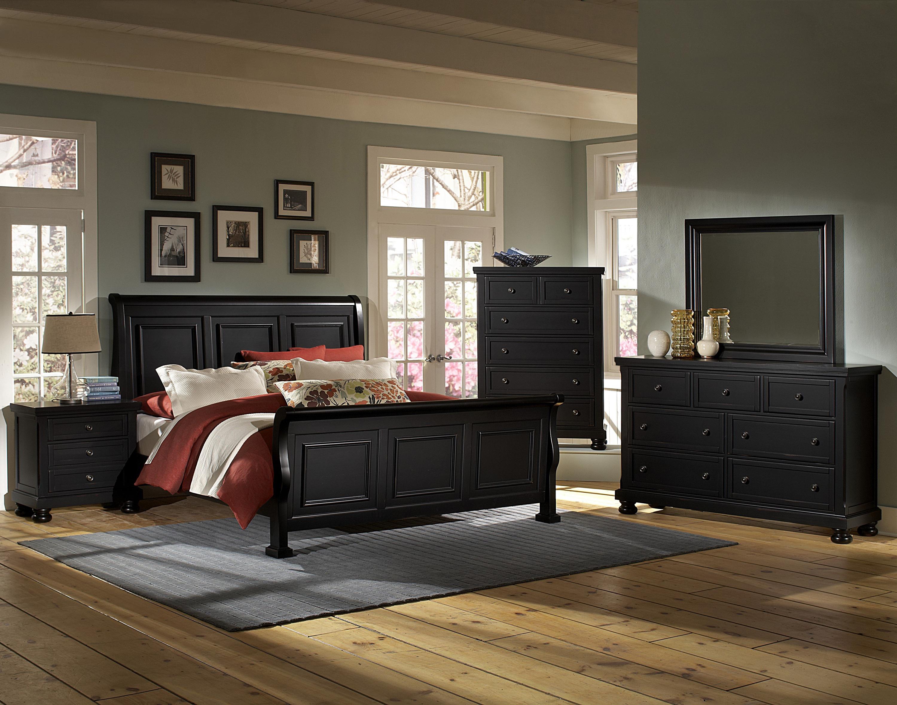 Vaughan Bassett Reflections King Sleigh Bed Becker Furniture World Sleigh Beds